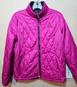 Gerry Medium Coat Quilted Puffer Hot Pink Zip Up Jacket Waterproof Pockets - Picture 1 of 5