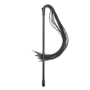 Silicone Whip Racing Riding Crop Party Queen Black Horse Riding Whip - Picture 1 of 6