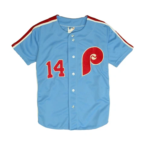 Vintage Philadelphia Phillies Pete Rose Baseball Jersey Size Small 90s MLB Cover