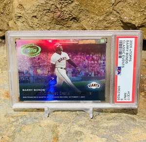 Barry Bonds Exclusive 73 HR Refraktor PSA 9 POP 2 2005 Retrofraktor SSP - Bild 1 von 3