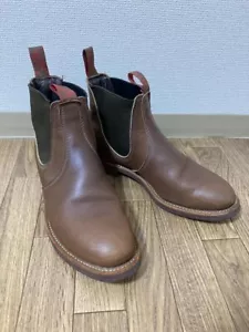 REDWING 8191 Side Gore Boots US8.5E Brown Men's Boots Heritage Boots Used Japan - Picture 1 of 6