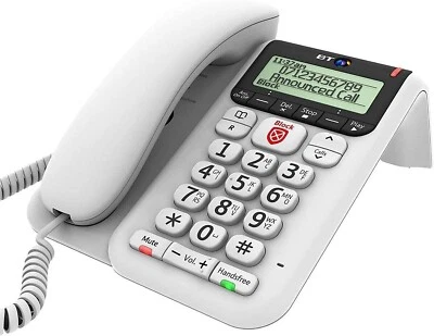 BT Decor 2600-CID-TAM Corded Phone Answer Machine, Caller Display, Call Blocking - Image 1 of 4