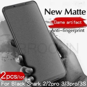 2PCS Matte Tempered Glass Film Screen Protector For Black Shark 2 2Pro 3s 3 Pro - Picture 1 of 6
