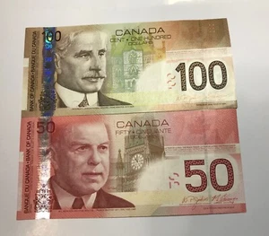 CANADA ISSUES OF 2001 TO 2006 $5, $10, $20, $50, $100. 5 UNC NOTES #995 - Picture 1 of 4