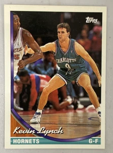 1993-94 Topps Basketball Card #72 Kevin Lynch Charlotte Hornets - Picture 1 of 2