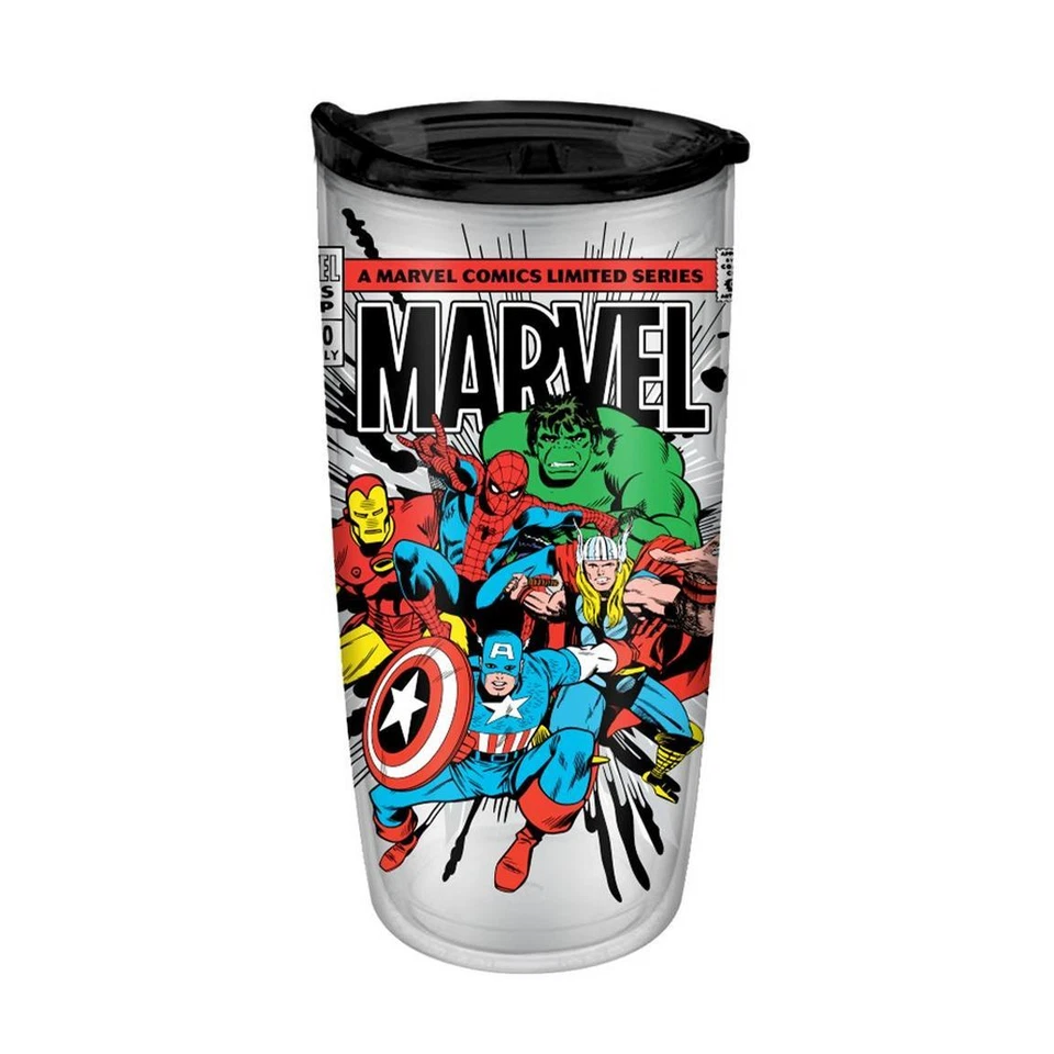 Marvel Studios - Black Widow Tumbler Water Container - W/ Lid & Straw/