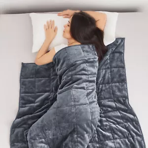 6-9 kg OEKO-TEX Gewichtsdecke XXL Decke Therapiedecke Flanell Weighted Blanket - Bild 1 von 21
