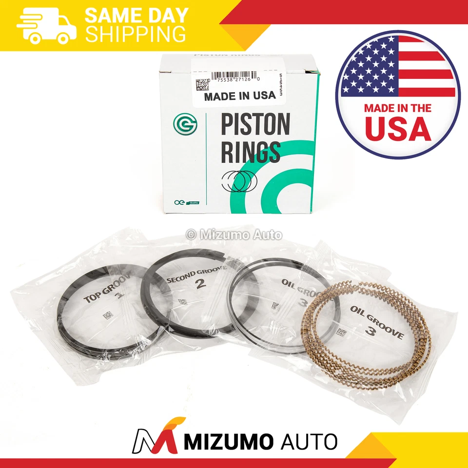 Piston Rings Fit 00-06 Ford Lincoln LS Thunderbird 3.9L DOHC - Image 1 of 4