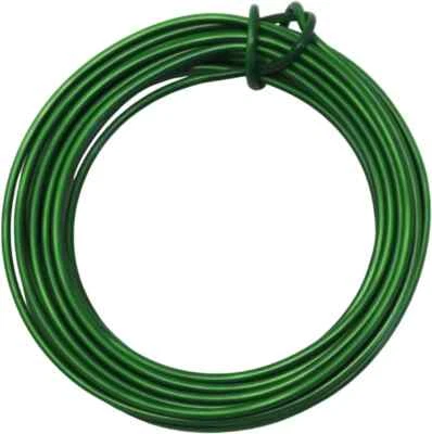 MARKSMAN Plastic Coated Garden Wire Coil Multi-Purpose Fence Plant Twine Fixing 3mm x 5m