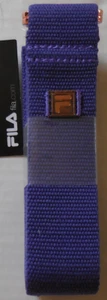 Fila Yoga Strap or Pilates Exercise 100% Polyester Metal Badge Logo Deep Blue - Picture 1 of 4
