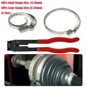 For Auto / ATV CV Joint Axle Boot Clamp Pliers Tool with 20 Crimp Bands USA - Picture 1 of 5