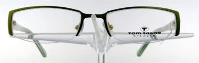 TOM TAILOR 4662 Brille Brillengestell Gold Grün Halbrand Damen Herren NEU - Bild 1 von 3