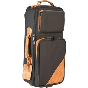 Gard 4-ECSK Elite Series Blk Nylon w/Leather Trim Compact Double Trumpet Gig Bag - Picture 1 of 5