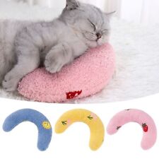 U-Shaped Dog Sleeping Pillow Soft Kitten Headrest  Pet Supplies