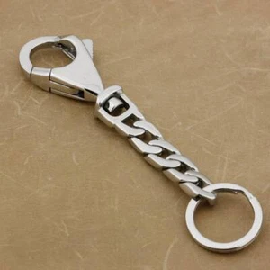 Stainless Steel Huge KeyRing Punk KeyChain Biker DIY Accessories 3P007KCD - Picture 1 of 6