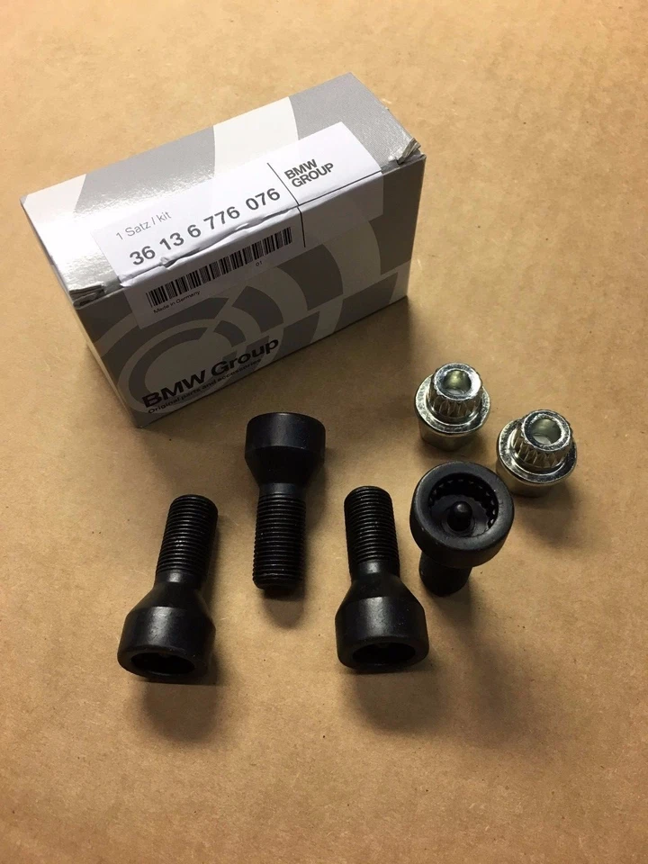 JUEGO DE BLOQUEO DE RUEDA GENUNE MINI COOPER 36136776076 Foto 1 de 1