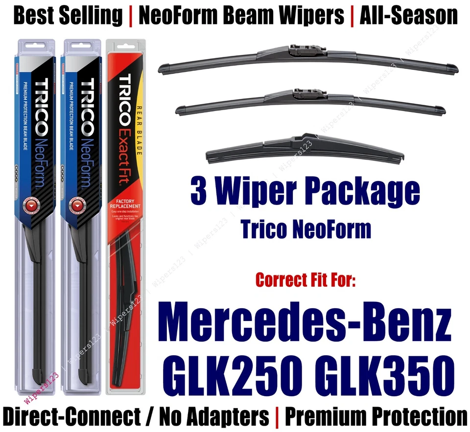 Limpiaparabrisas delantero/trasero NeoForm 2015 3pk Mercedes-Benz GLK250 GLK350 - 162213/1915/12J Foto 1 de 1