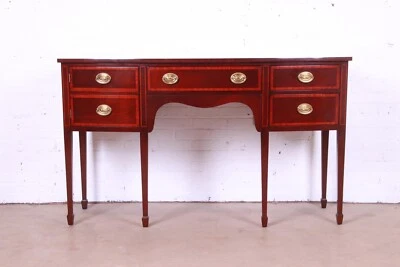 Kindel Furniture Federal Inlaid Mahogany Bow Front Sideboard - Image 1 of 4