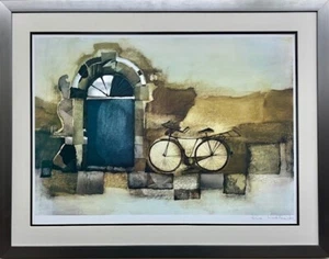 Rosina Wachmeister "Siesta en el número tres" enmarcado arte multimedia mixta contemporáneo - Imagen 1 de 6