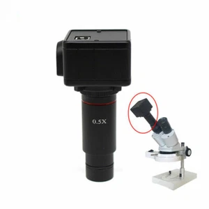 5MP USB CMOS Camera Microscope Digital Electronic Eyepiece w/ 0.5X C Mount Lens - Picture 1 of 8