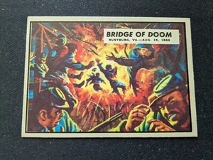 1965 A&BC Civil War News Card # 29 Bridge of Doom (EX) - Picture 1 of 3