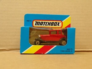 VINTAGE MATCHBOX SUPERFAST MB73 FORD MODEL A - MINT IN OPEN BOX ! - Picture 1 of 5