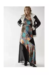 New Free People Parker Patchwork Midi Dress size Small - Picture 1 of 4