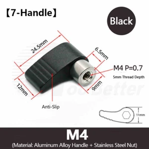 Spannmutter Klemmmutter Spanngriff Klemmhebel Verschlusshebel Griffmutter M3-M6 - Bild 1 von 33
