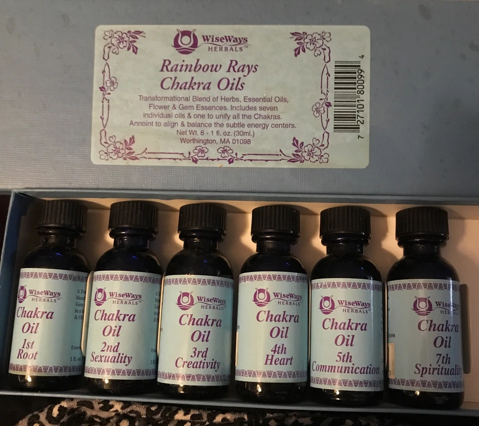 WISEWAYS HERBAL RAINBOW RAYS CHAKRA OILS - Image 1 of 1