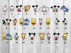 Disney Cutie Planner Stickers- Perfect For Any Planner- Erin Condren, Happy - Picture 1 of 12
