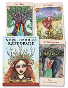 Carte Oracolo Runa Dea Norrena e Guida Set in Scatola! - Foto 1 di 3