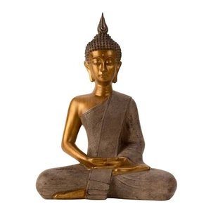 Elegante XL Buddha Skulptur 43,5 cm Hoch 31 cm Breit Buddhismus Feng Shui - Bild 1 von 1