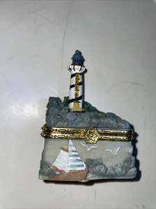 Light House Collection trinket box resin  - Picture 1 of 7
