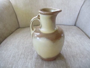 Frankoma Pottery  Brown #8 Pitcher 1950s, 7" Tall - Picture 1 of 10