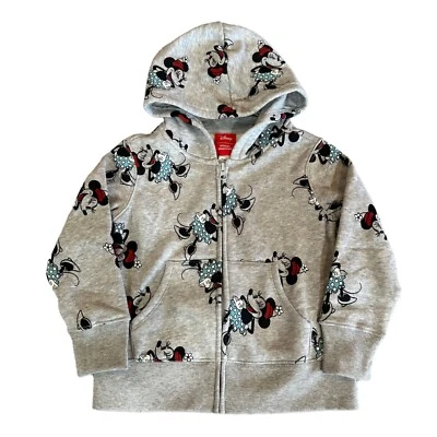 Moletom com capuz Amazon Essentials feminino tamanho XS Disney Minnie Mouse cinza lã com zíper - Imagem 1 de 4