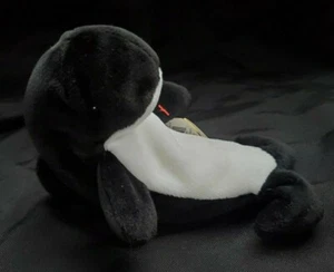 TY "WAVES" the Orca Whale 1996 Beanie Babies Plush Stuffed Toys Collectible - Picture 1 of 12