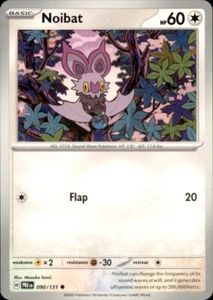 Pokemon Juego de Cartas Coleccionables Prismáticas Evoluciones Noibat 090/131 - Imagen 1 de 1