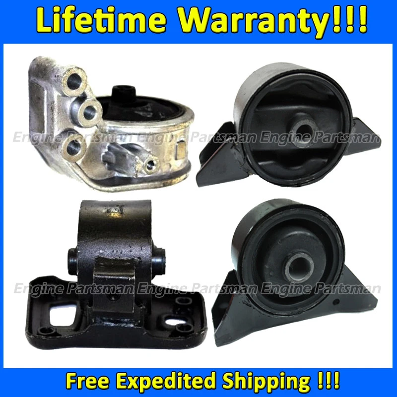 K0541 Motor & Trans Mount Set For 1992-95 Mitsubishi Expo/Expo LRV 2.4L 2WD AUTO - Image 1 of 1