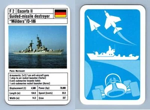 Molders / D-186 - Modern Warships 1970's ACE Top Trumps Card - Picture 1 of 1