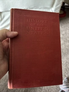 History Of The United States 1951 Charles Mary Beard Revised Ed HC Inserts Maps - Picture 1 of 24