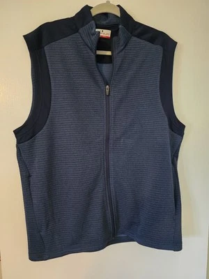 Men's Grand Slam Full Zip Golf Vest NWOT Large Blue Large transition piece - Image 1 of 4