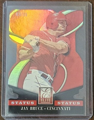 JAY BRUCE 2014 Donruss Elite STATUS ROJO troquelado paralelo/25 Foto 1 de 2