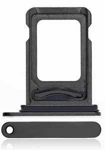 Dual SIM Card Tray Holder Replacement – iPhone 13 Pro / 13 Pro Max (Black) - Picture 1 of 3