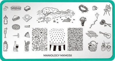 Mxm038 Maniology ManixMe Limited Placa de Estampado de Uñas Sandía Primavera Verano Foto 1 de 4
