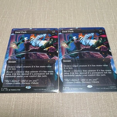 Magic the Gathering Secret Lair Spider-Man Fatal Push SetâŒ€2 Marvel Card - Image 1 of 2