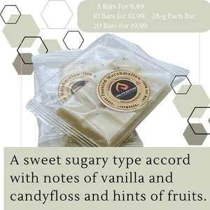 Cera Scioglie Snap Bars Marshmallow Tostato Altamente Profumato 28+g Ciascuno Vegano. - Foto 1 di 2