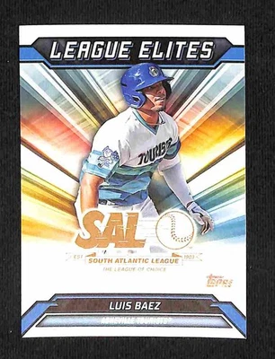 2025 Topps Pro Debut League Elites Luis Baez #LE-7 Asheville Tourists - Image 1 of 2