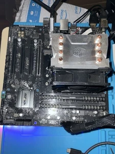 ASRock B560M-C Mobo Combo + Intel i9-11900k CPU + Corsair 32gb Ram + TPM Chip - Picture 1 of 9