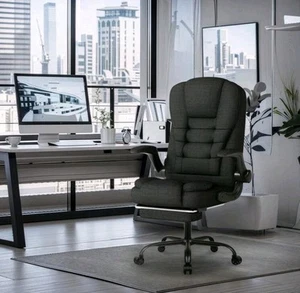 Ergonomic Computer Chairs Office Chairs Big And Tall Desk Chair With Footrest - Picture 1 of 4