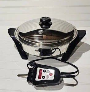 Saladmaster 12" Elektrische Pfanne 304/316Ti Titan Edelstahl Ölkern SA012OCU - Bild 1 von 10